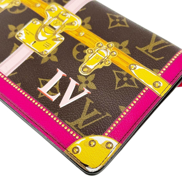 LOUIS VUITTON Summer Trunks Pochette Weekend Monogram Canvas Shoulder Bag Brown