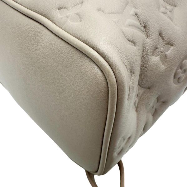 LOUIS VUITTON Coussin PM Embossed Monogram Leather Backpack Galet