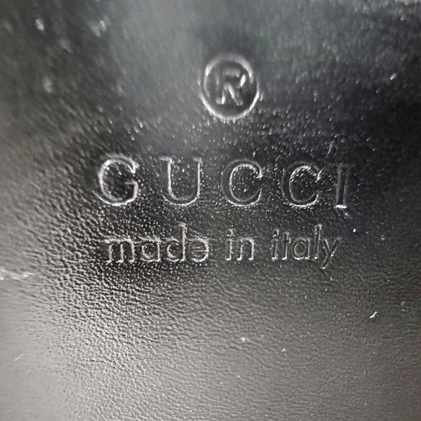 GUCCI Bamboo 3Way Calfskin Leather Shoulder Bag Black 702106