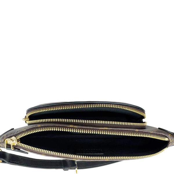 LOUIS VUITTON Keepit Monogram Canvas Bumbag Brown