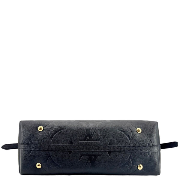 LOUIS VUITTON Carryall MM Empreinte Leather Shoulder Bag Black