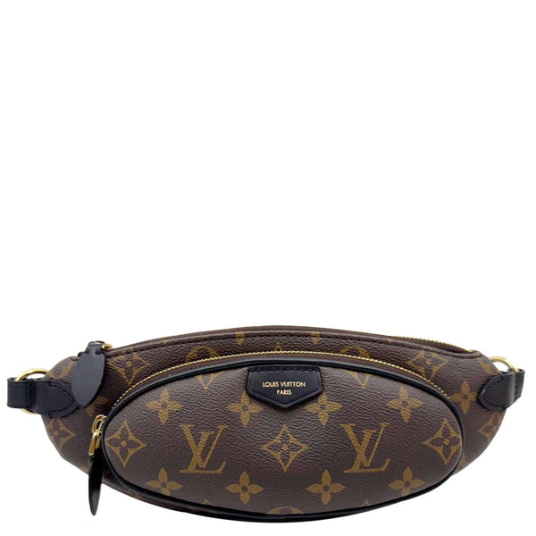 LOUIS VUITTON Keepit Monogram Canvas Bumbag Brown