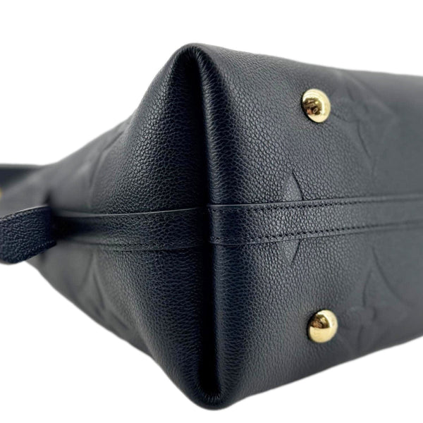 LOUIS VUITTON Carryall MM Empreinte Leather Shoulder Bag Black