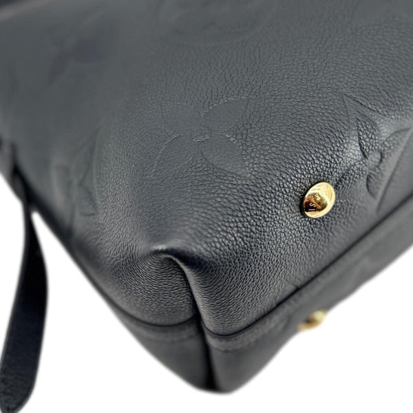 LOUIS VUITTON Carryall MM Empreinte Leather Shoulder Bag Black