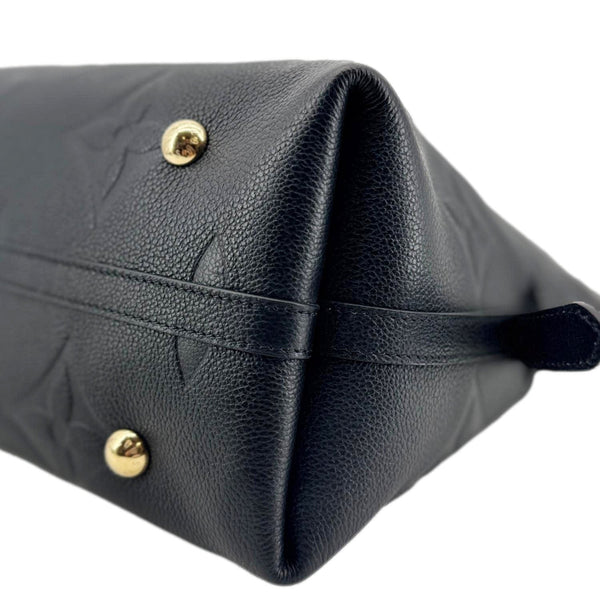 LOUIS VUITTON Carryall MM Empreinte Leather Shoulder Bag Black