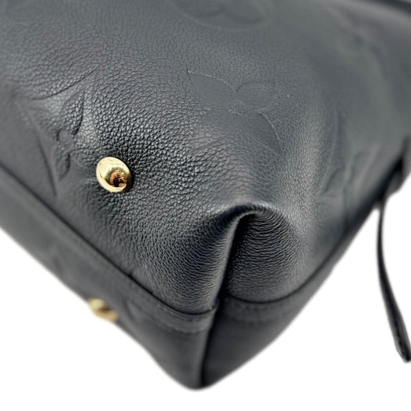 LOUIS VUITTON Carryall MM Empreinte Leather Shoulder Bag Black