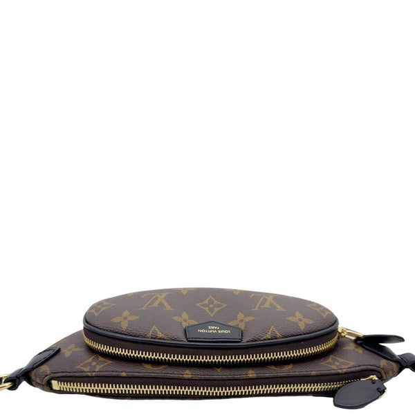 LOUIS VUITTON Keepit Monogram Canvas Bumbag Brown