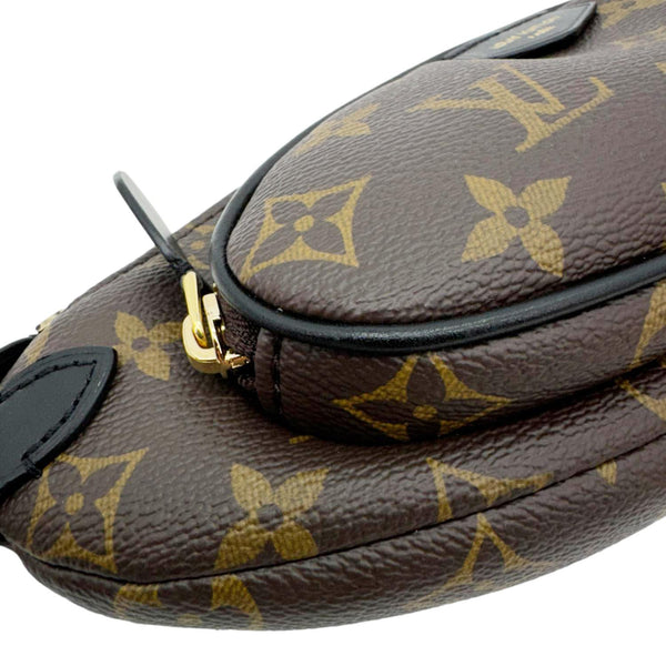LOUIS VUITTON Keepit Monogram Canvas Bumbag Brown