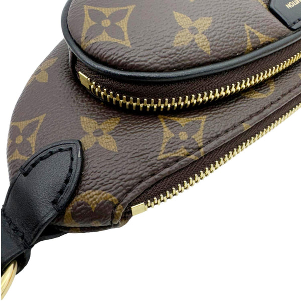 LOUIS VUITTON Keepit Monogram Canvas Bumbag Brown