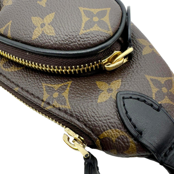 LOUIS VUITTON Keepit Monogram Canvas Bumbag Brown