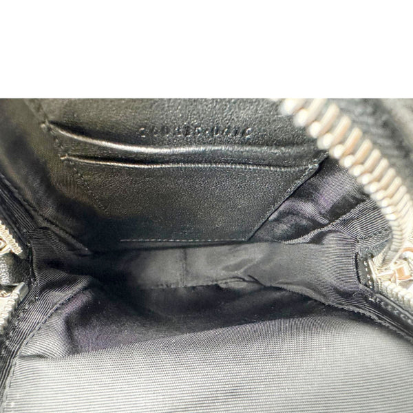 GUCCI Blondie Mini Leather Shoulder Bag Black 760315