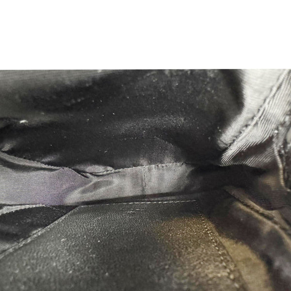 GUCCI Blondie Mini Leather Shoulder Bag Black 760315