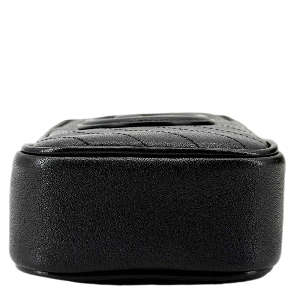 GUCCI Blondie Mini Leather Shoulder Bag Black 760315