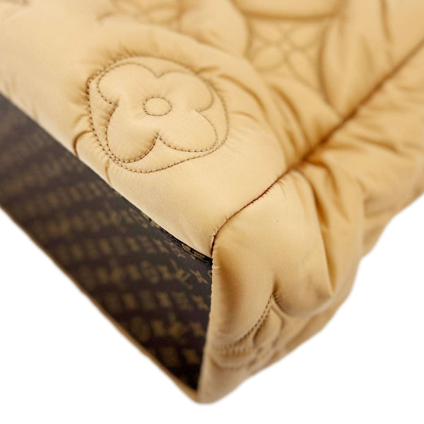 LOUIS VUITTON Onthego GM Giant Monogram Econyl Pillow Shoulder Bag Camel