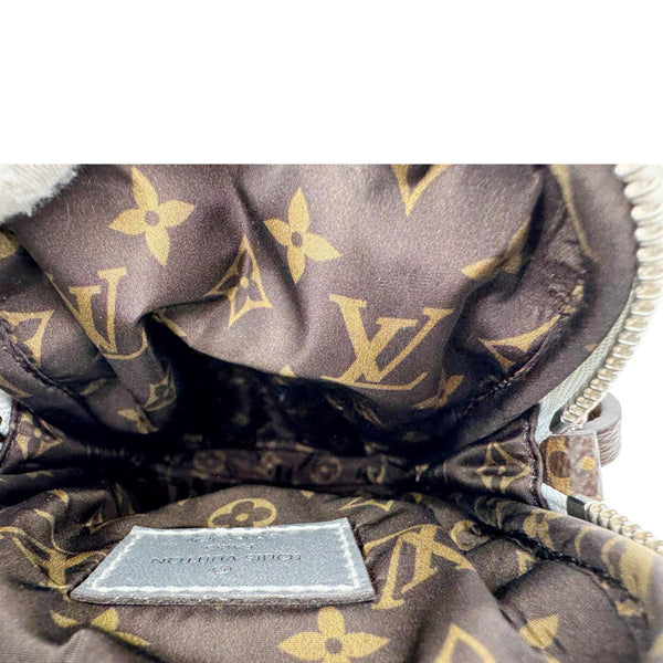 LOUIS VUITTON Pillow Monogram Econyl Phone Pouch Silver
