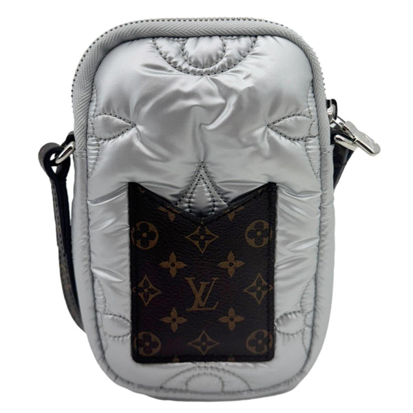 LOUIS VUITTON Pillow Monogram Econyl Phone Pouch Silver
