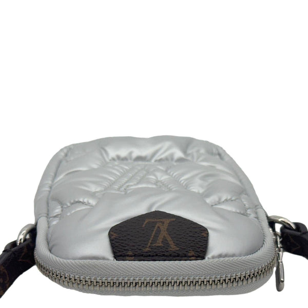 LOUIS VUITTON Pillow Monogram Econyl Phone Pouch Silver