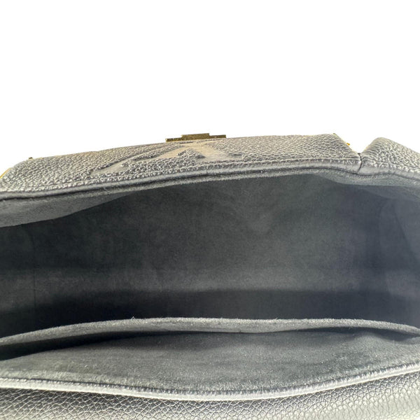 LOUIS VUITTON Favorite Monogram Empreinte Leather Shoulder Bag Black