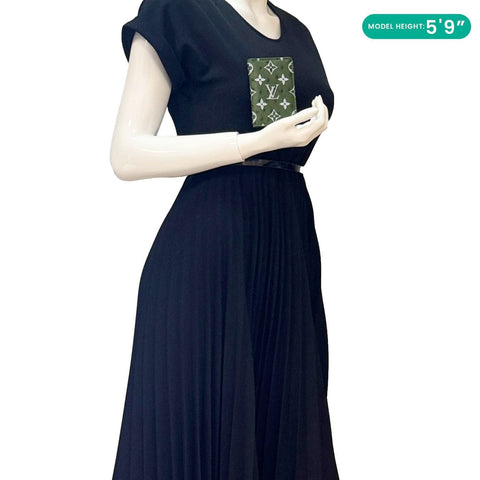 LOUIS VUITTON Monogram Ostrich Leather Wallet Pocket Organizer Green