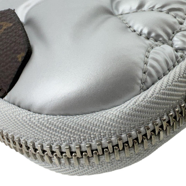 LOUIS VUITTON Pillow Monogram Econyl Phone Pouch Silver