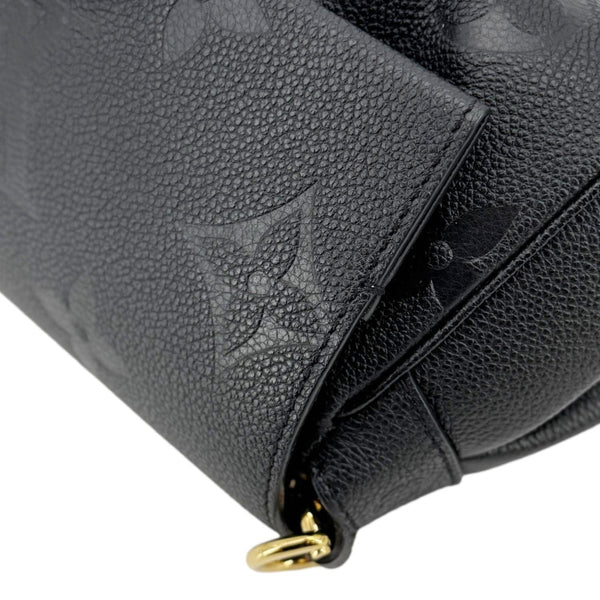 LOUIS VUITTON Favorite Monogram Empreinte Leather Shoulder Bag Black