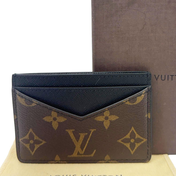 LOUIS VUITTON Neo Porte Cartes Monogram Canvas Card Holder Brown