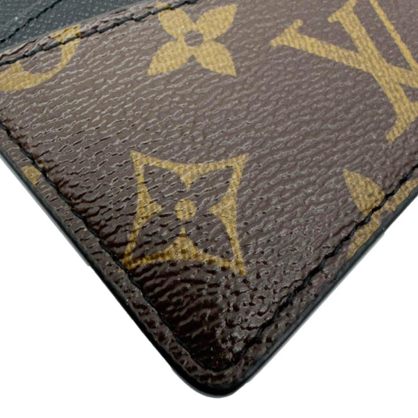 LOUIS VUITTON Neo Porte Cartes Monogram Canvas Card Holder Brown