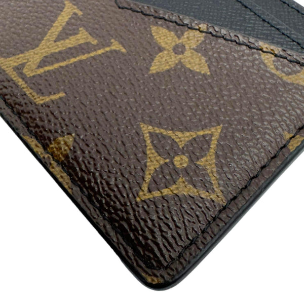 LOUIS VUITTON Neo Porte Cartes Monogram Canvas Card Holder Brown