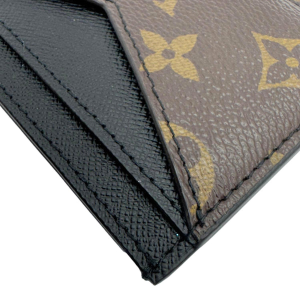 LOUIS VUITTON Neo Porte Cartes Monogram Canvas Card Holder Brown