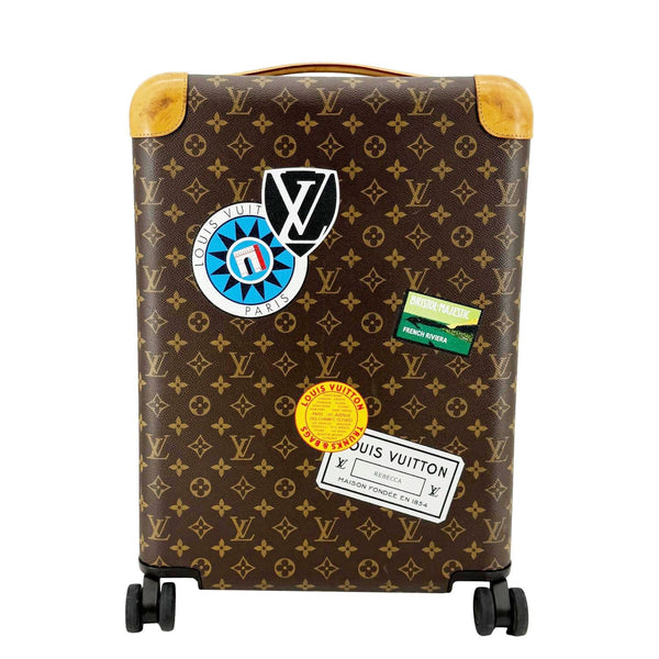 LOUIS VUITTON Horizon 55 My World Tour Monogram Canvas Travel Bag Brown