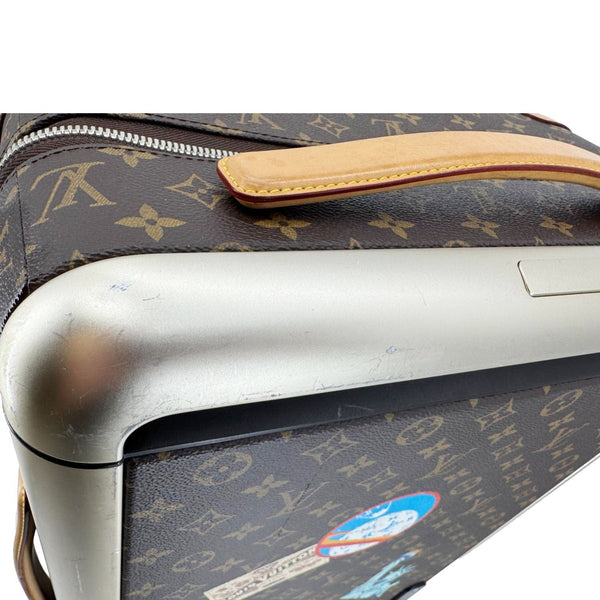 LOUIS VUITTON Horizon 55 My World Tour Monogram Canvas Travel Bag Brown