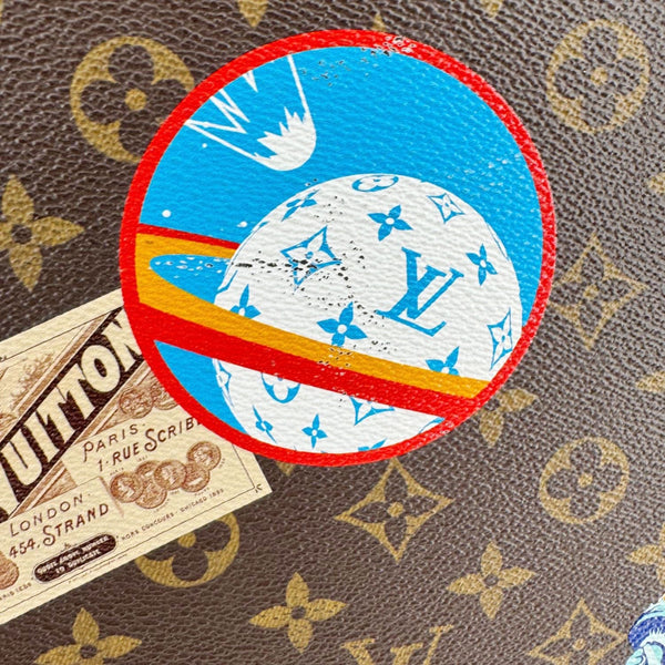 LOUIS VUITTON Horizon 55 My World Tour Monogram Canvas Travel Bag Brown