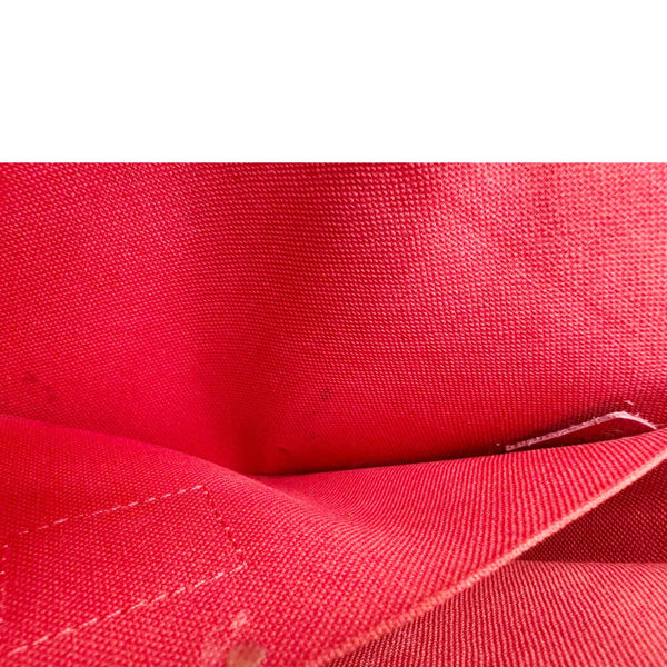 LOUIS VUITTON Felicie Pochette Damier Ebene Crossbody Bag Brown