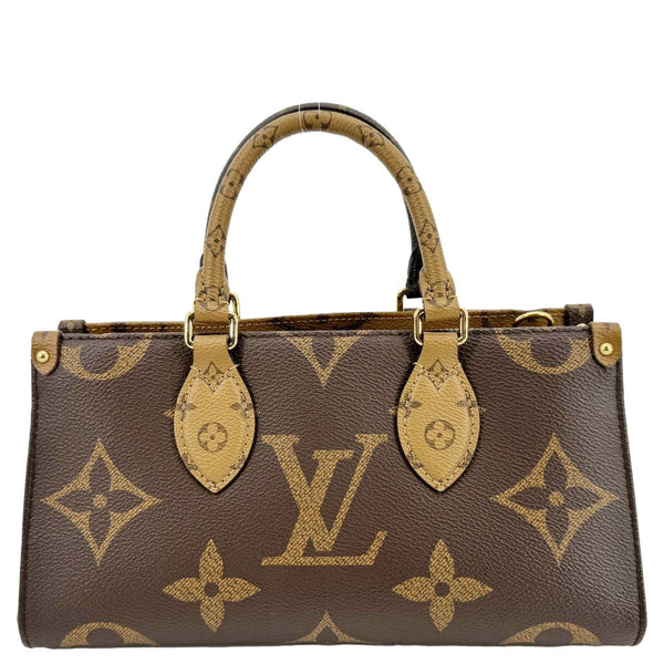 LOUIS VUITTON On-The-Go East West Monogram Canvas Chain 2way Shoulder Bag Brown