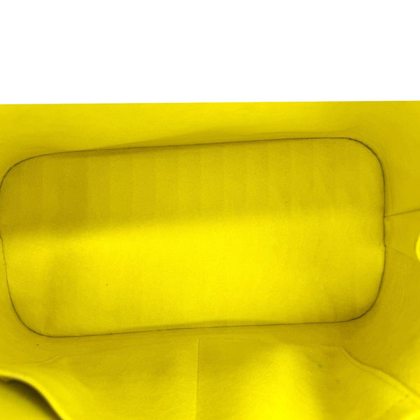 LOUIS VUITTON Alma PM Epi Leather Satchel Bag Yellow