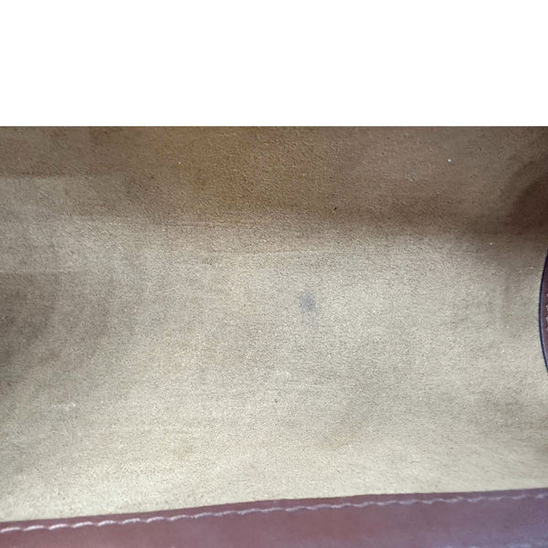 LOUIS VUITTON Papillon Trunk Monogram Canvas Satchel Bag Brown