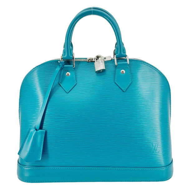 LOUIS VUITTON Alma PM Epi Leather Satchel Bag Mountain Meadow