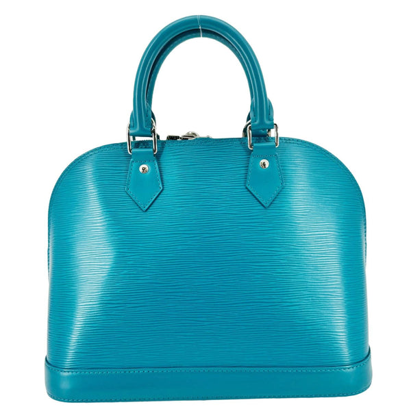 LOUIS VUITTON Alma PM Epi Leather Satchel Bag Mountain Meadow