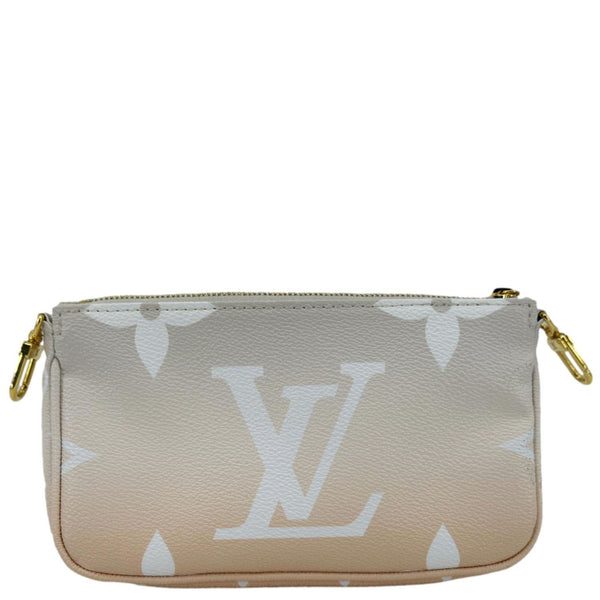 LOUIS VUITTON Multi Pochette Accessories Mini By the Pool Chain Clutch Bag Brume