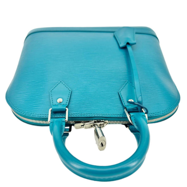 LOUIS VUITTON Alma PM Epi Leather Satchel Bag Mountain Meadow