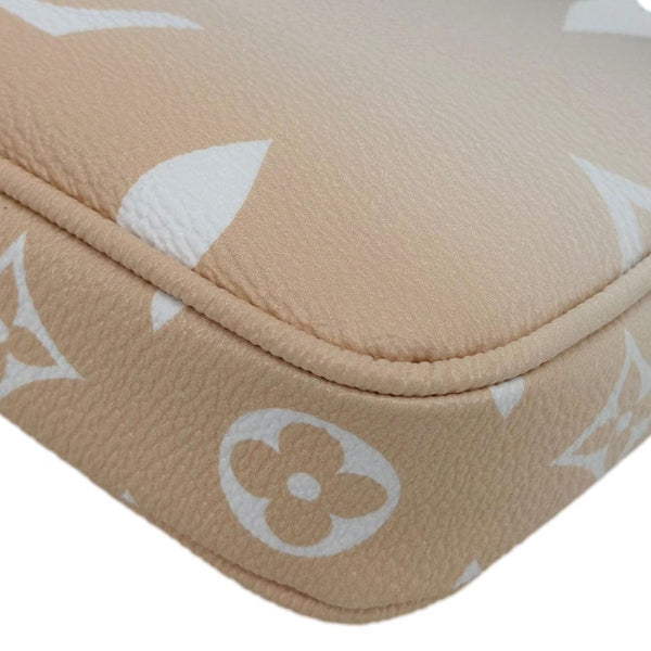 LOUIS VUITTON Multi Pochette Accessories Mini By the Pool Chain Clutch Bag Brume