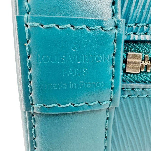 LOUIS VUITTON Alma PM Epi Leather Satchel Bag Mountain Meadow