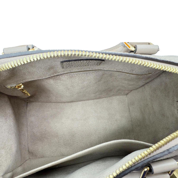 LOUIS VUITTON Speedy Bandouliere 25 Monogram Empreinte Shoulder Bag Beige