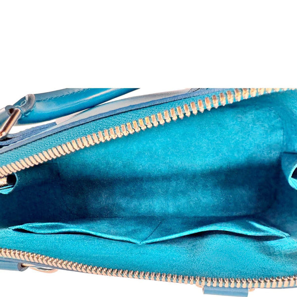 LOUIS VUITTON Alma PM Epi Leather Satchel Bag Mountain Meadow