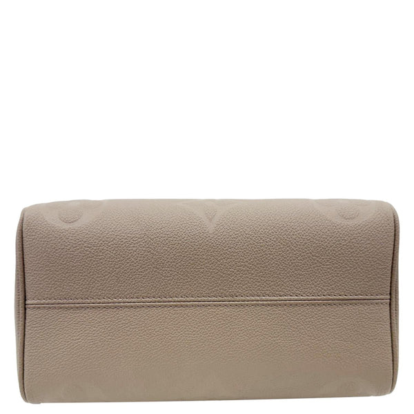 LOUIS VUITTON Speedy Bandouliere 25 Monogram Empreinte Shoulder Bag Beige