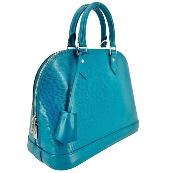 LOUIS VUITTON Alma PM Epi Leather Satchel Bag Mountain Meadow