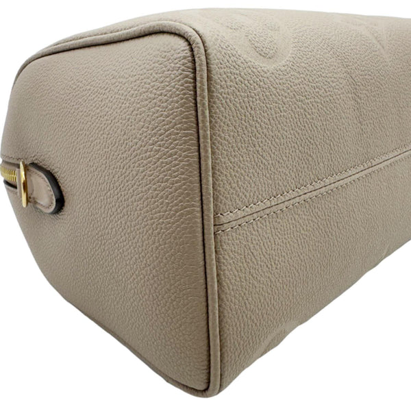 LOUIS VUITTON Speedy Bandouliere 25 Monogram Empreinte Shoulder Bag Beige