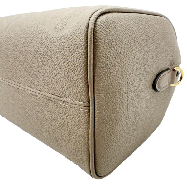 LOUIS VUITTON Speedy Bandouliere 25 Monogram Empreinte Shoulder Bag Beige