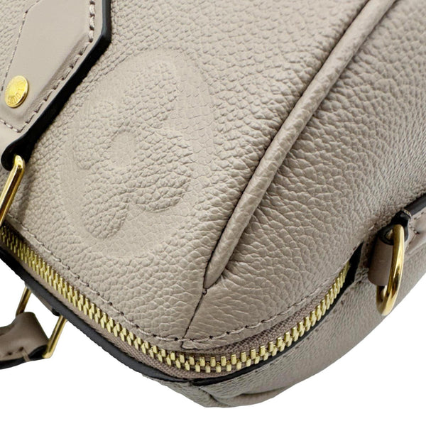 LOUIS VUITTON Speedy Bandouliere 25 Monogram Empreinte Shoulder Bag Beige