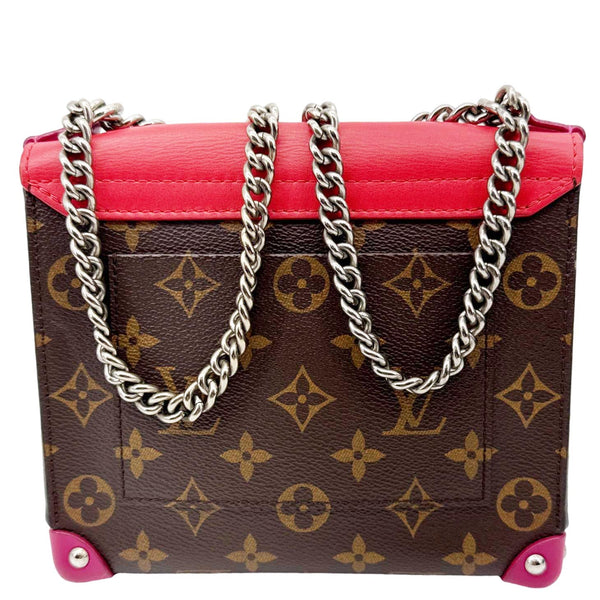 LOUIS VUITTON Tribal Mask PM Monogram Canvas Chain Pochette Crossbody Bag Multicolor